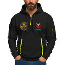 Personalized US Navy Quater Zip Hoodie JQZ07
