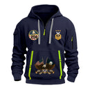 Personalized US Navy Quarter Zip Hoodie TQZ06