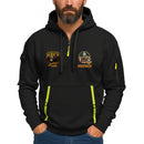 Personalized US Navy Quater Zip Hoodie JQZ04