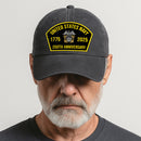 Custom Ranks & Text Premium Washed Denim Cap DC008