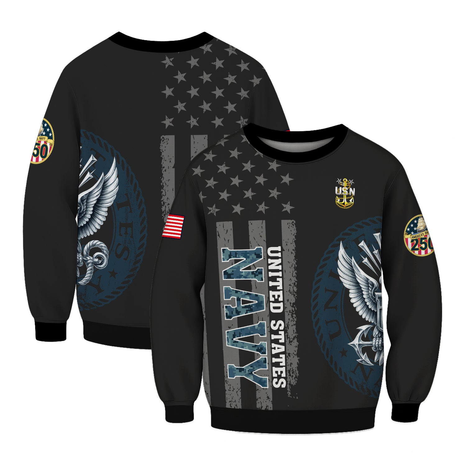 Personalized US Navy Sweatshirt TSTS04