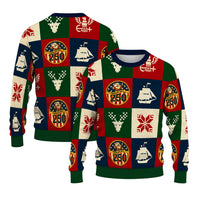 US Navy 250 America Christmas Ugly Sweater