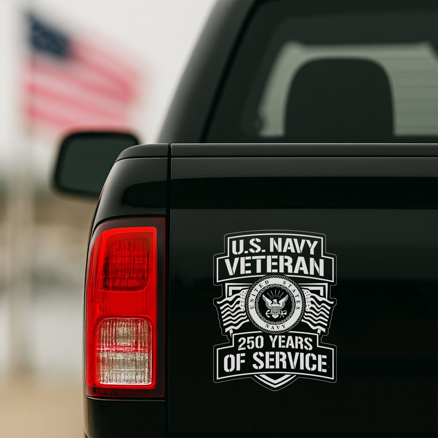 US NAVY Veteran 250 Years Of Service Stickers