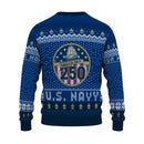 Personalized US Navy Christmas Ugly Sweater UST018