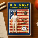 Custom Acrylic Plaque with Service Dress White Uniform