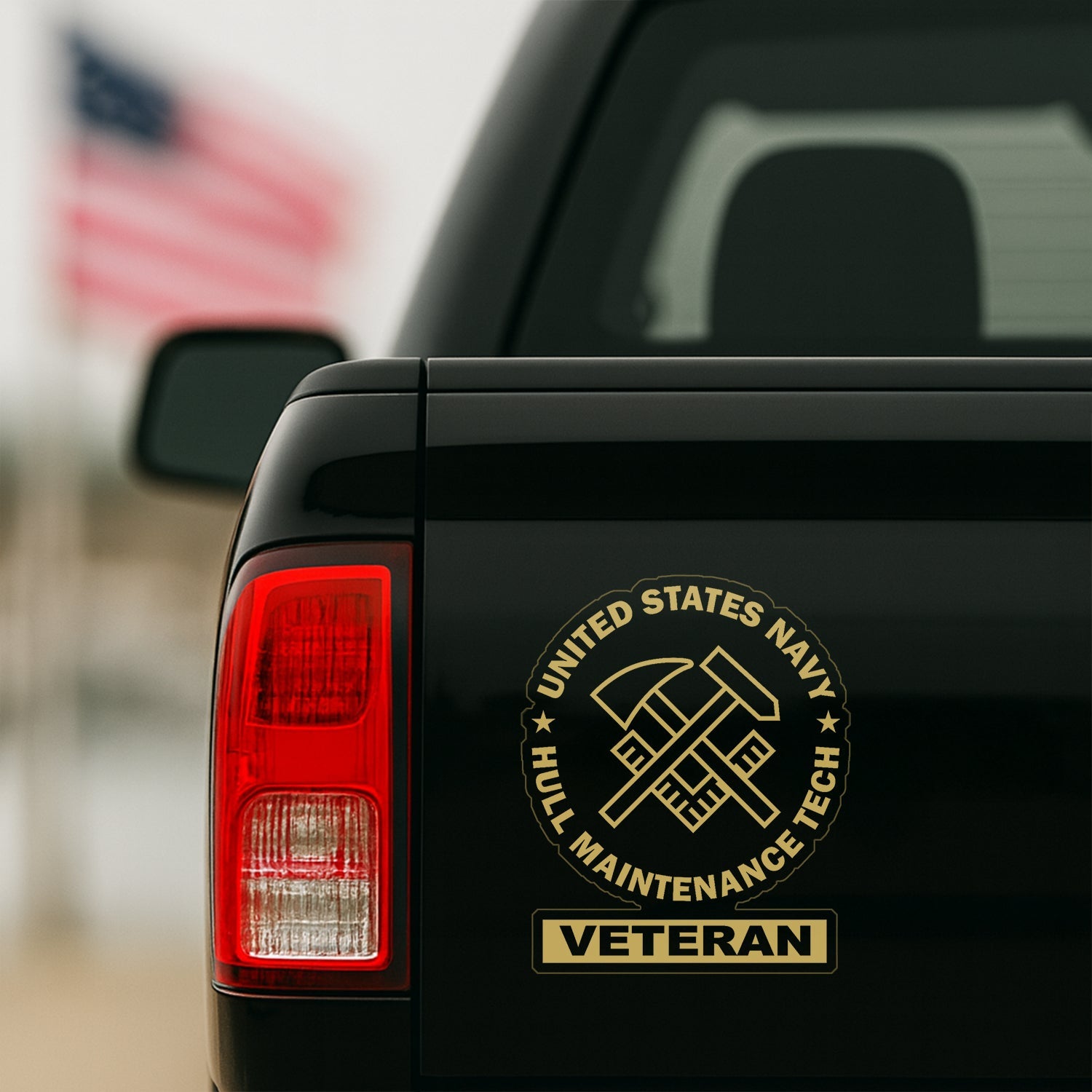 US Navy Veteran Custom Ranks/Insignia Stickers