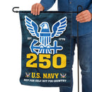 US Navy Est 1775 Not For Self, But For Country Garden Flag Twin-Side Printing