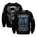 Personalized US Navy Sweatshirt JSTS10