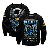 Personalized US Navy Sweatshirt JSTS10