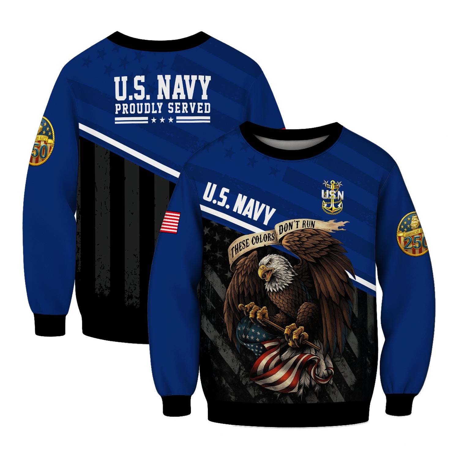 Personalized US Navy Sweatshirt TSTS01