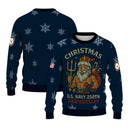 US Navy 250th Anniversary Christmas Ugly Sweater