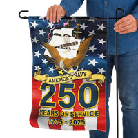 US Navy 250 Years Of Service Garden Flag Twin-Side Printing