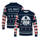 Personalized US Navy Christmas Ugly Sweater UST005
