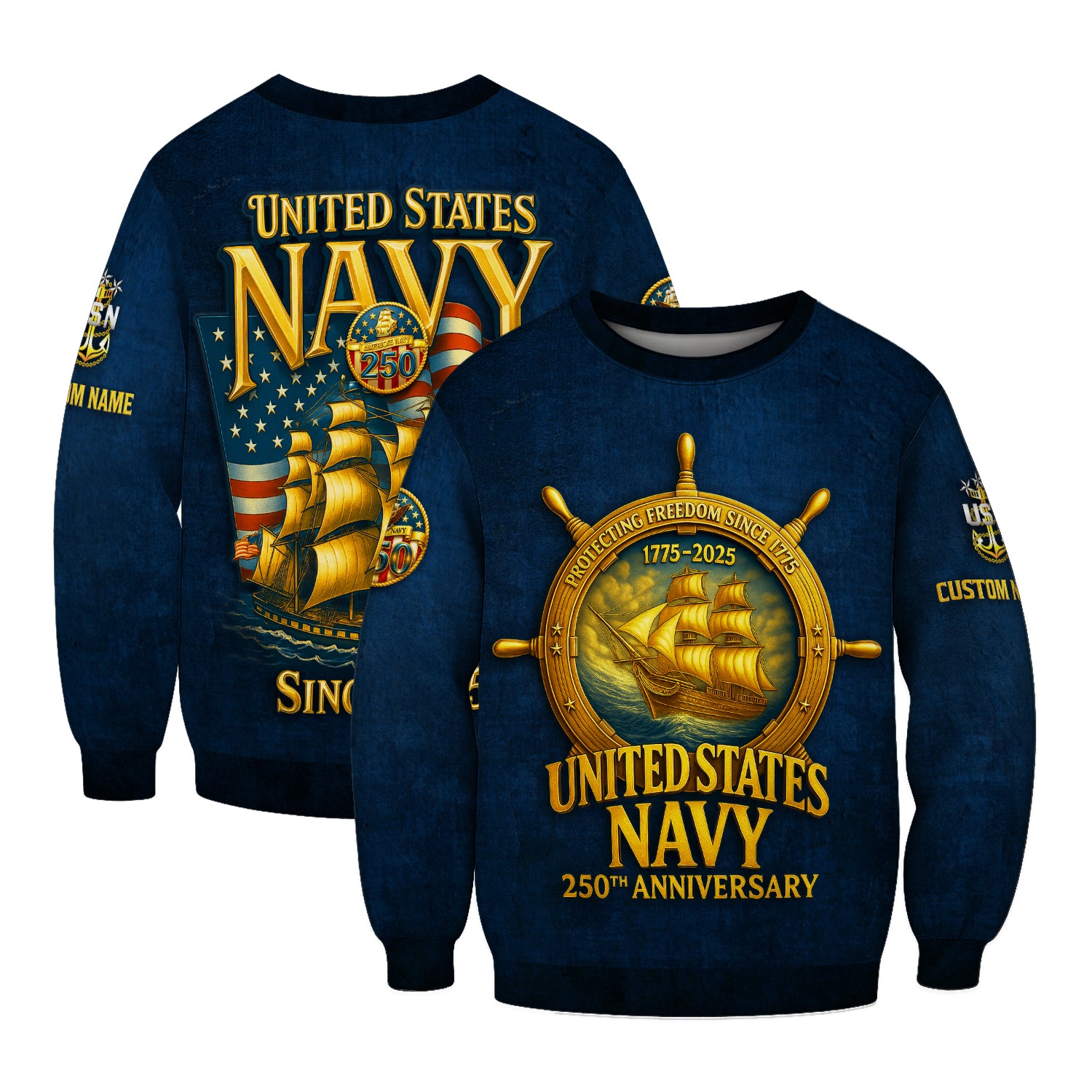 Personalized US Navy Sweatshirt JSTS08