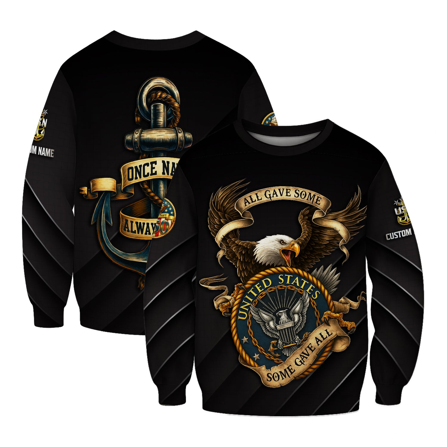 Personalized US Navy Sweatshirt JSTS06