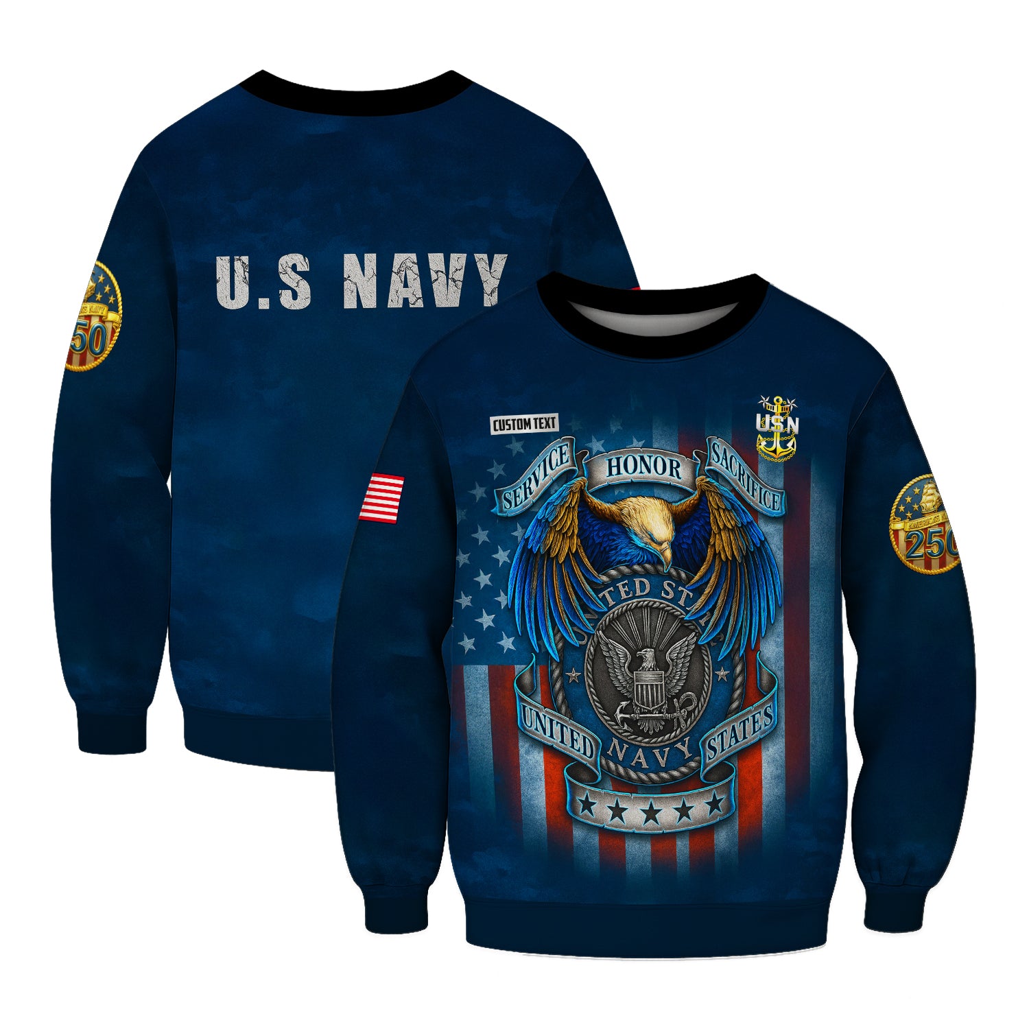 Personalized US Navy Sweatshirt TSTS02