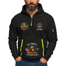 Personalized US Navy Quater Zip Hoodie JQZ09