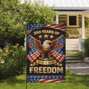 250 Years of Freedom Garden Flag America 250 Patriotic Eagle USA Flag Decor