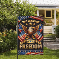 250 Years of Freedom Garden Flag America 250 Patriotic Eagle USA Flag Decor