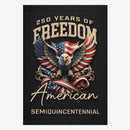 America 250 Patriotic Eagle House Flag 250 Years Freedom Decor