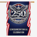 America 250 House Flag ΓÇô United States 1776ΓÇô2026 Semiquincentennial Anniversary