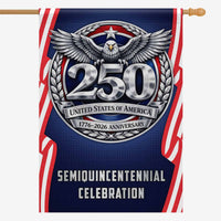 America 250 House Flag ΓÇô United States 1776ΓÇô2026 Semiquincentennial Anniversary