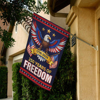 1776-2026 America 250 Garden Flag Patriotic Eagle USA Flag 250 Years Freedom