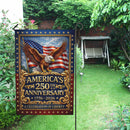 America 250 Garden Flag – America’s 250th Anniversary 1776–2026 Commemorative Eagle