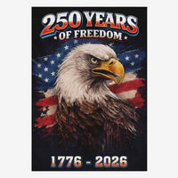250 Years of Freedom House Flag ΓÇô American Eagle 1776ΓÇô2026 Decor