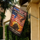 America 250 Home of the Brave Garden Flag – 1776–2026 Patriotic Military Tribute Yard Decor