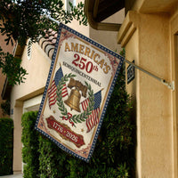America’s 250th Semiquincentennial Garden Flag 1776–2026 Liberty Bell Decor