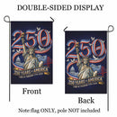 America 250 Garden Flag Statue of Liberty 250 Years of America 1776-2026 Patriotic Yard Decor