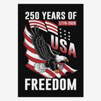 America 250 Freedom House Flag – 1776–2026 Eagle Patriotic Design