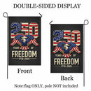 America 250 Patriotic Eagle Garden Flag 1776-2026 Freedom USA Flag Decor