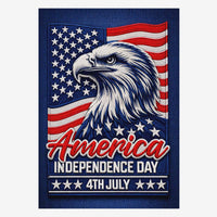 American Eagle House Flag Patriotic USA Independence Day July 4 Decor