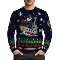 US Navy Christmas Ugly Sweater