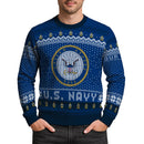 Personalized US Navy Christmas Ugly Sweater UST018