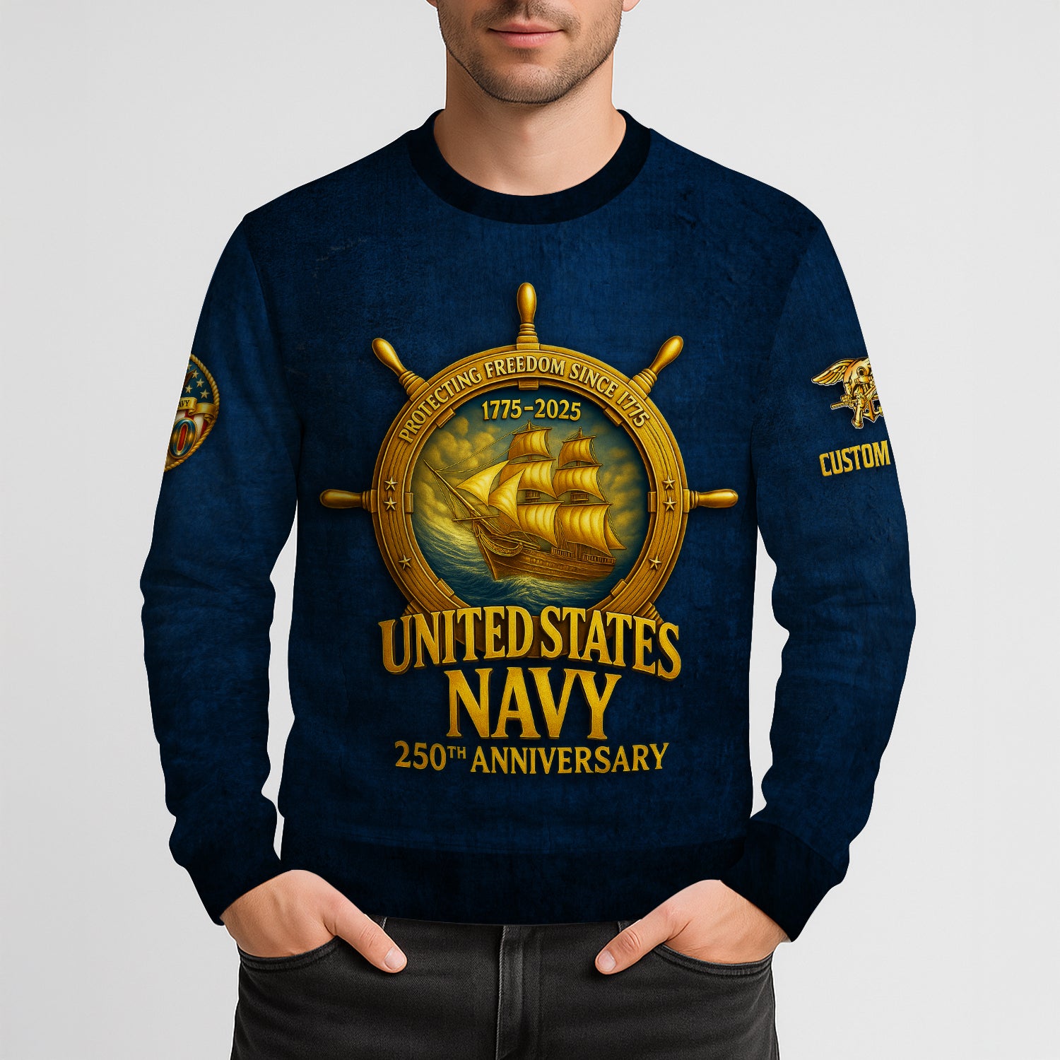 Personalized US Navy Sweatshirt JSTS08