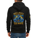 Personalized US Navy Quater Zip Hoodie JQZ10