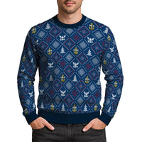 Personalized US Navy Christmas Ugly Sweater UST017