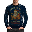 US Navy 250th Anniversary Christmas Ugly Sweater