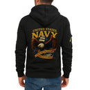 Personalized US Navy Quater Zip Hoodie JQZ04