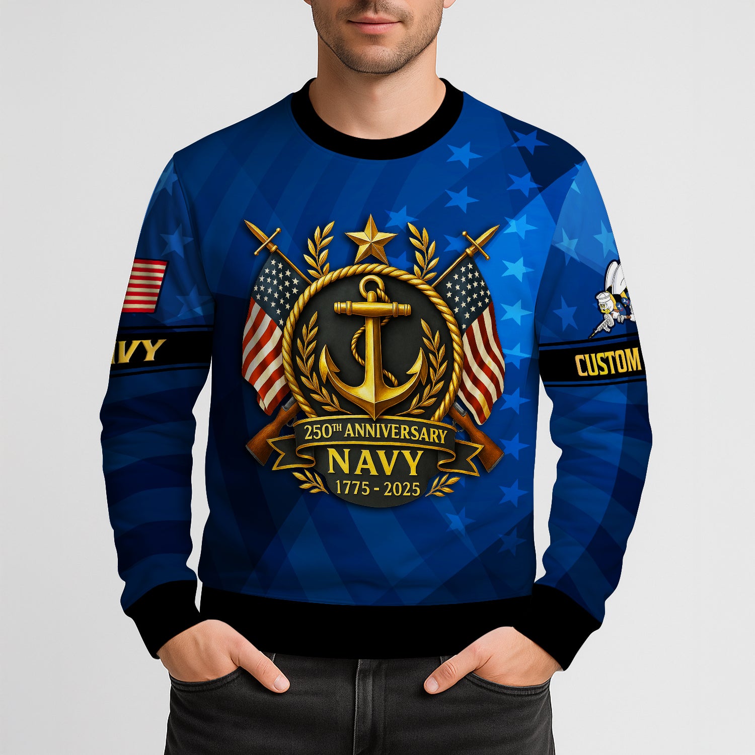 Personalized US Navy Sweatshirt JSTS02