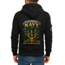 Personalized US Navy Quater Zip Hoodie JQZ09