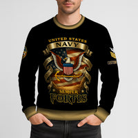 Personalized US Navy Sweatshirt JSTS05