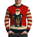 Honoring US Navy 250 Christmas Ugly Sweater