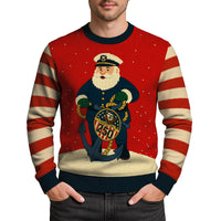 Honoring US Navy 250 Christmas Ugly Sweater