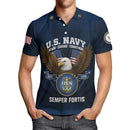 US Navy Polo Shirt – "Honor – Courage – Commitment" Polo