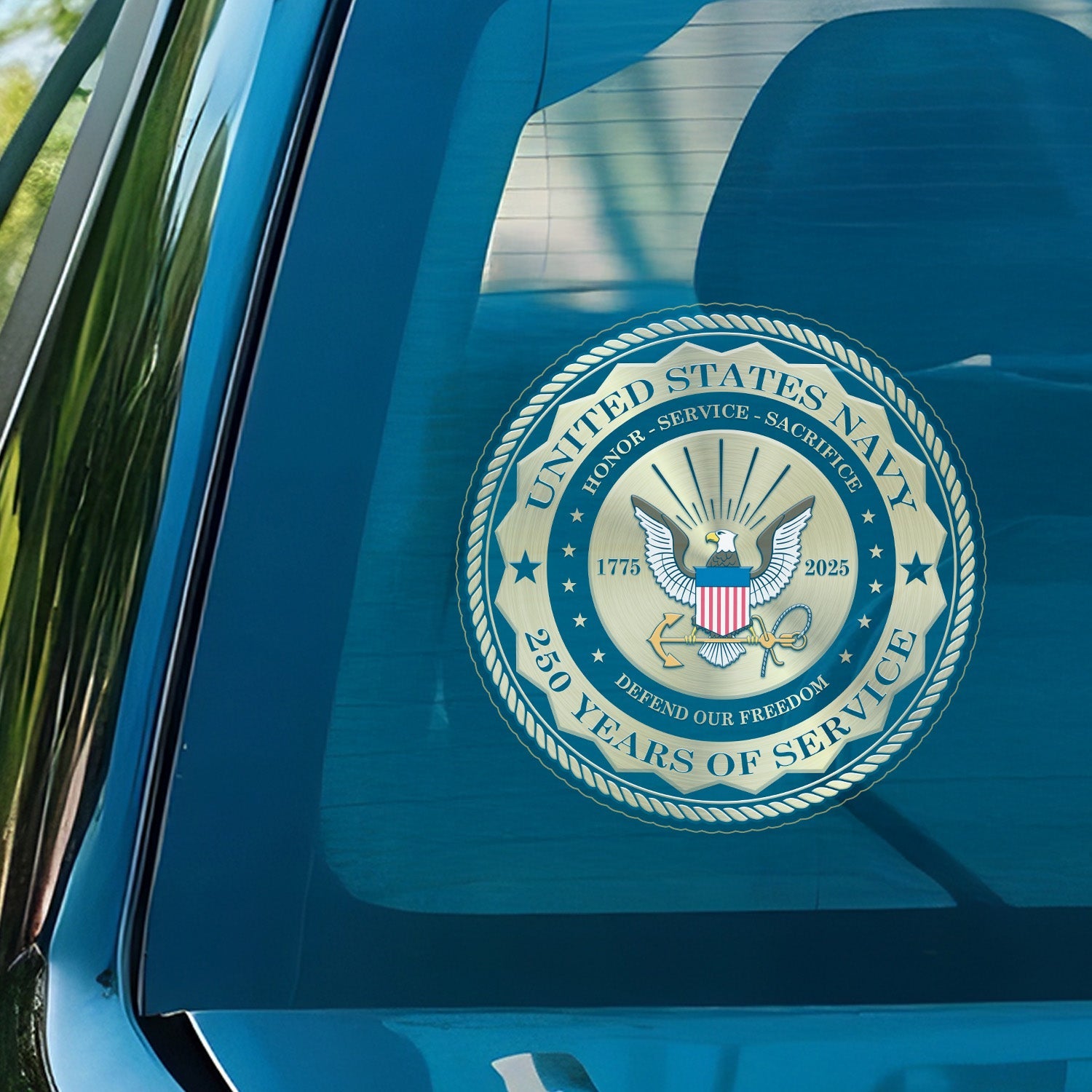 US NAVY 250 Years Of Service Stickers
