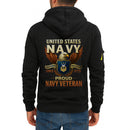 Personalized US Navy Quater Zip Hoodie JQZ03